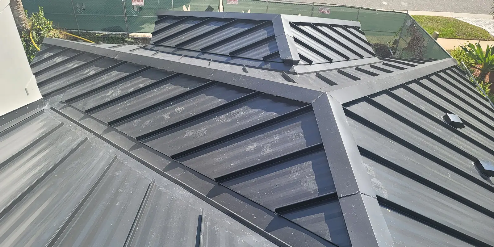 Standing seam metal roof installation in Delray Beach FL